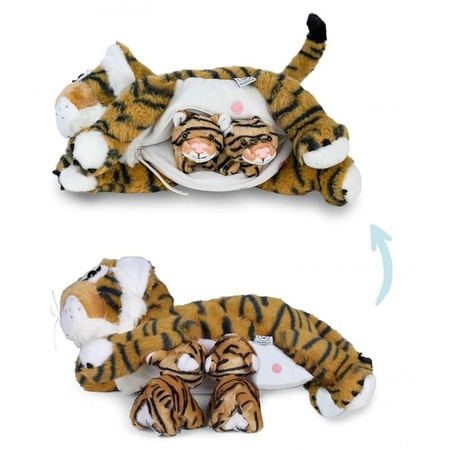 Mamanimals Pluszak Tygrys Mama z Małymi