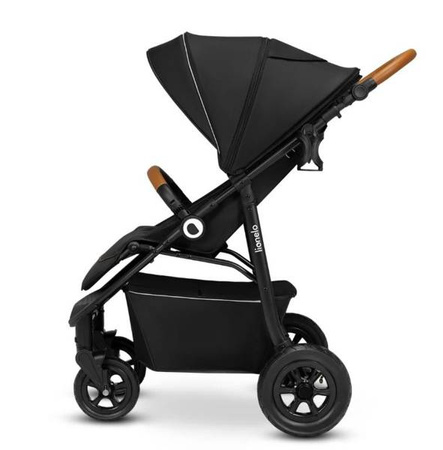 Lionelo Natt Wózek Spacerowy Black Onyx
