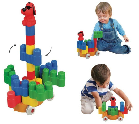 Training2s Klocki Popboblocs Turn Turn Loco 26 elementów