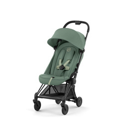 Cybex Coya Wózek Spacerowy Rama Matt Black Leaf Green