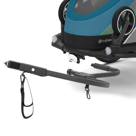 Cybex Zeno Bike Przyczepka Rowerowa Mid Turquoise