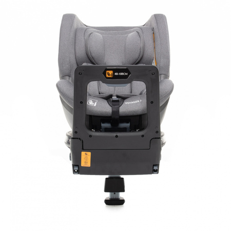 Zopa VOYAGER 2 Obrotowy Fotelik Samochodowy Silver Grey