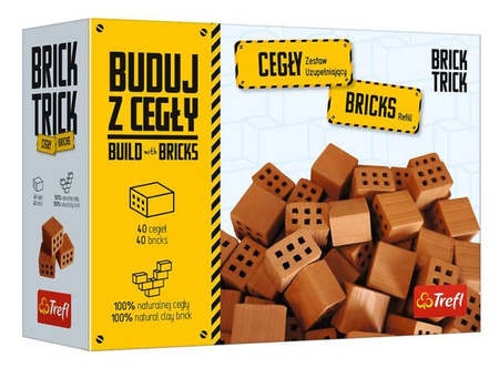 Trefl Brick Trick Refil Cegły Połówki 40 szt Bricks Halves MULTI