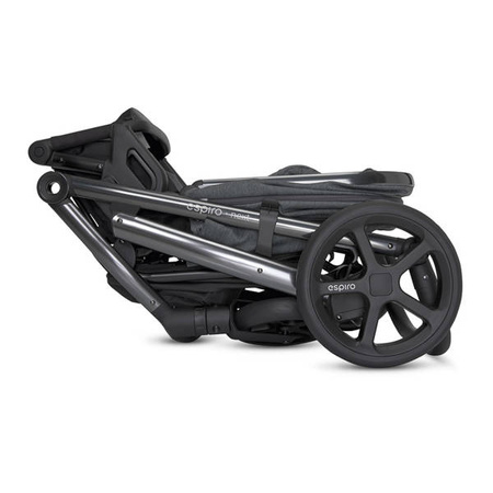Espiro Next Up Wózek Głęboko-Spacerowy Koła Pompowane 2w1 607 Gray Shades