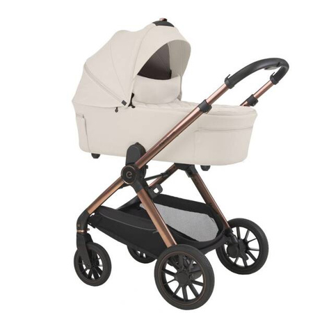 Espiro Code Wózek Głęboko-Spacerowy 09 Brave Ecru + Cybex Aton B2 i-Size Fotelik Samochodowy 0-13kg + Baza One Volcano Black