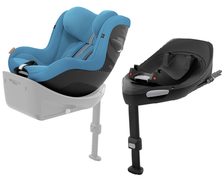 Cybex Sirona G I-Size Fotelik Samochodowy 0-20kg Plus Beach Blue + Cybex Baza G Black