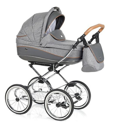 Roan Emma Wózek Głęboko-Spacerowy 2w1 E56 / Pompowane 14"