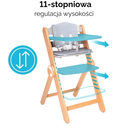 Kidnort Drömmer Krzesełko do Karmienia Zielone