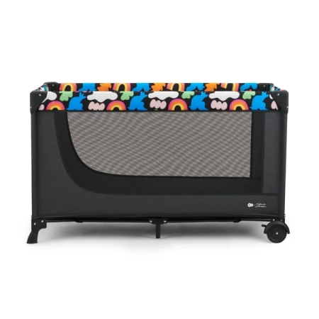 KinderKraft Joy 2 Łóżeczko Turystyczne Happy Shapes