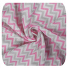 Xkko Ręcznik Bambusowy Otulacz 90x100cm  Baby Pink Chevron