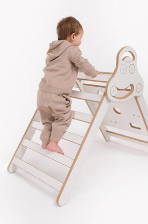 Tupti.wood Drabinka Pikler Ścianka Wspinaczkowa Biała