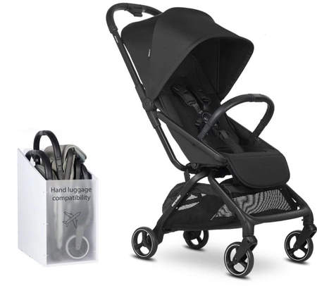 Easywalker Rockey S Wózek Spacerowy Pure Black