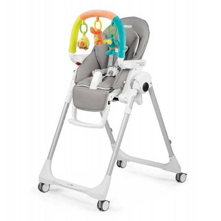 PegPerego Prima Pappa Follow Me Plus Krzesełko Do Karmienia z Pałąkiem Ice