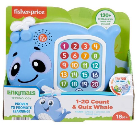 Fisher Price Linkimals HJR69 Interaktywny Wieloryb