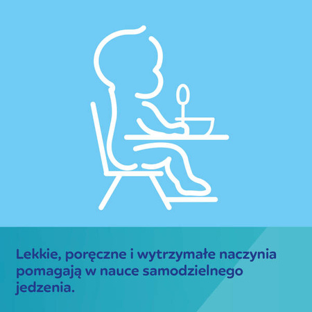 Canpol Babies Bonjour Paris Zestaw Naczyń 5 Elementów Bordowy 9/227_red