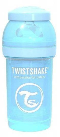 TwistShake Butelka Antylkolkowa 180 ml 0m+ Pastel Blue