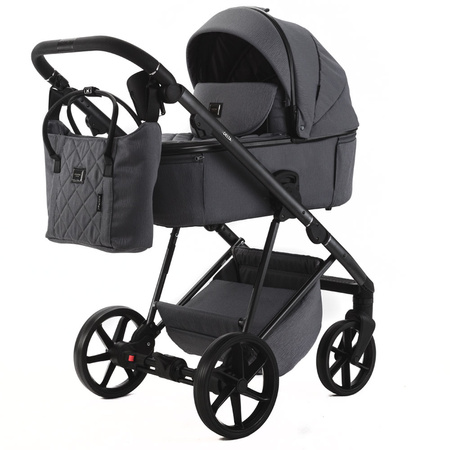 Adamex Delta Natura 4 Wózek Głęboko-Spacerowy Stone