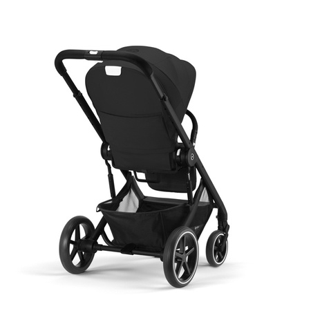 Cybex Balios S Lux Wózek Głęboko-Spacerowy + Cloud G I-Size Fotelik Samochodowy 0-13kg + Baza G + Adaptery Moon Black