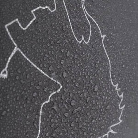 Petite&Mars Śpiworek Zimowy Warmy 4w1 Silvered Black