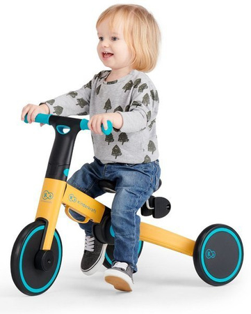 Kinderkraft 4TRIKE Rowerek Trójkołowy Primrose Yellow