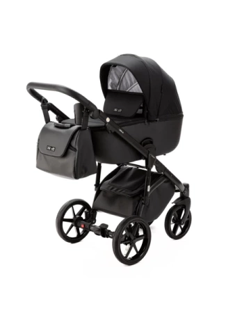 Adamex Nola Standard Wózek Głęboko-Spacerowy Czarny PS-37-LUX