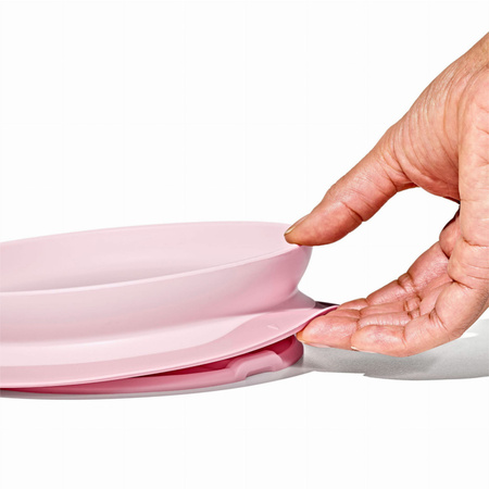 Oxo Talerzyk Z Silikonową Przyssawką Dla Dzieci Antypoślizgowy Blossom