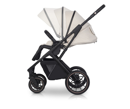 Cavoe Axo Shine Wózek Głęboko-Spacerowy 2w1 + Torba + Adaptery Champagne