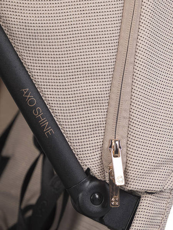 Cavoe Axo Shine Wózek Głęboko-Spacerowy Flamingo