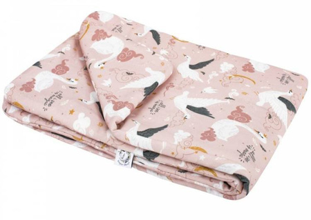 Bonjour Cherie BAMBUSOWA Kołderka Niemowlaka rozmiar 65x75 cm Łabędzie