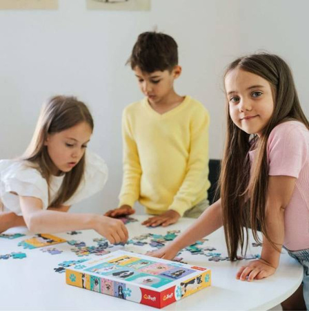 Trefl W Świecie Piesków Puzzle 100 Elementów