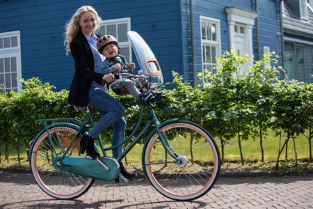 Bobike ONE Mini - Fotelik rowerowy Na Ramę Chocolate Brown