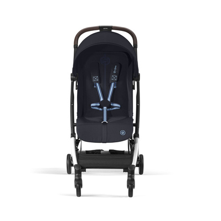 Cybex Orfeo Wózek Spacerowy Rama Srebrna Dark Blue