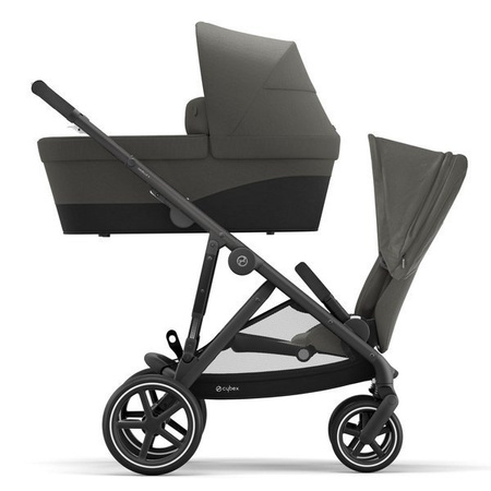 Cybex Gazelle S Wózek Bliźniaczy Soho Grey rama Black