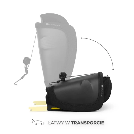 Kinderkraft FIX2GO Fotelik Samochodowy 9-36 kg Czarny