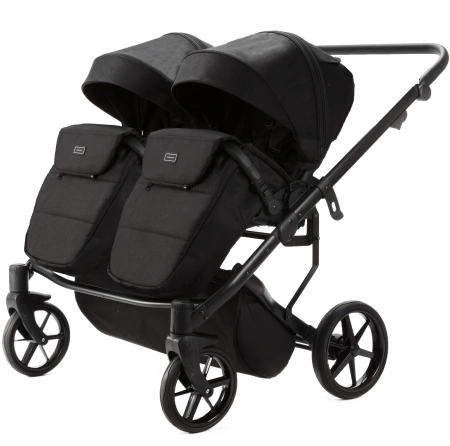 Adamex Leo Wózek Głęboko-Spacerowy Bliżniaczy TK-53 Czarny