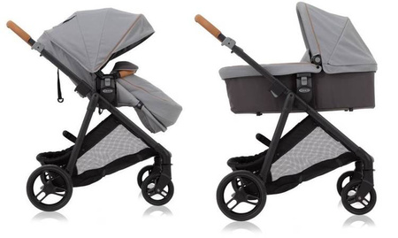 Graco Near2Me Wózek Głęboko-Spacerowy 2w1 Steeple Gray