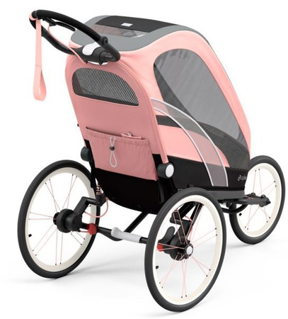 Cybex Zeno Siedzisko Przyczepki Do Biegania Do Roweru Cybex Sports Silver Pink