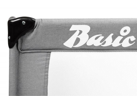 Caretero Basic Łóżeczko Turystyczne Grey