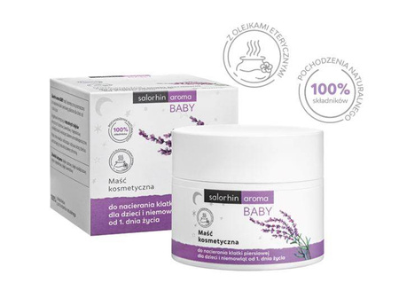 Salorhin Aroma Baby Maść Do Nacierania Klatki Piersiowej Dla Dzieci i Niemowląt od 1 Dnia Życia