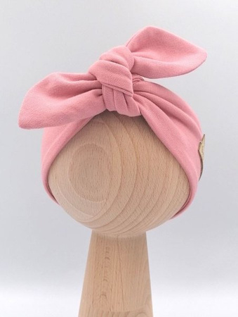 Baby in World Opaska Niemowlęca 3-6m Brudny Róż