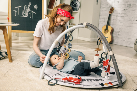 Tiny Love Gimnastyka/Mata Edukacyjna Z Pałąkami - Tiny Rockers