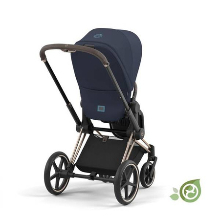 Cybex Conscious Green Leaf Priam 4.0 Tapicerka Siedziska Eco Dark Navy