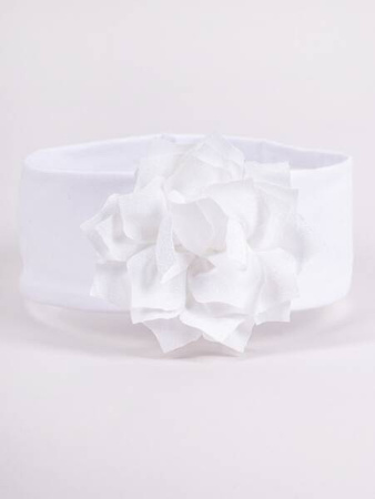 Yoclub! Opaska Dziewczęca Biała 42-48