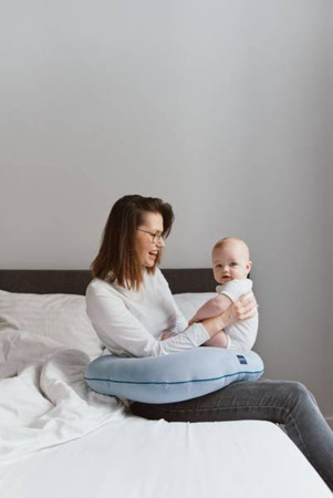 Poofi Poduszka Do Karmienia Organic Dusty Blue PF 620