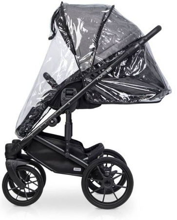 Riko Nuno Pro Wózek Głęboko-Spacerowy 2w1 z Miękką Gondolą Titanium