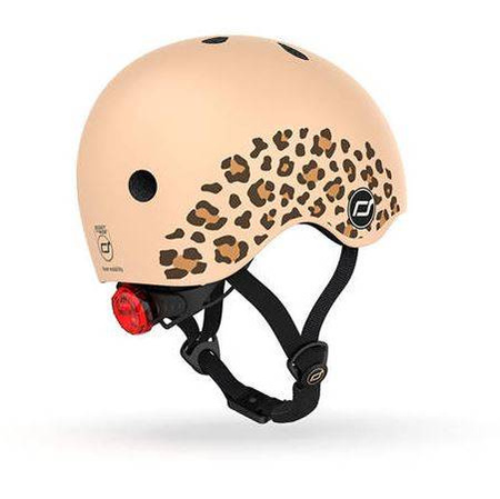 Scootandride Kask XXS-S Dla dzieci 1-5 Lat Leopard