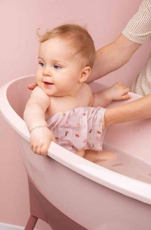 Luma Zestaw Kąpielowy 8 Elementów Wanienka i Akcesoria Blossom Pink