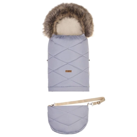 Zaffiro Regulowany Śpiwór z Torbą GrowUP Aspen 0-36m Steel Grey