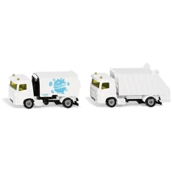 Siku Zestaw Oczyszczarka i Śmieciarka