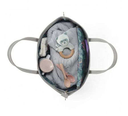 Kinderkraft Treasurebag Torba Dla Mamy z Przewijakiem Nature Vibes Light Grey
